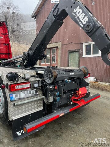 Система крюкообразных рычагов Volvo FH700 Tridem hooklift truck – crane hydraulics – 3