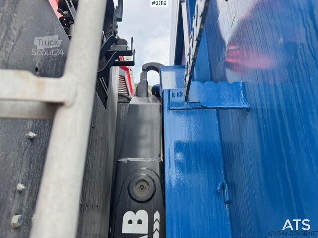 System för krokarm Volvo FH700 Tridem hooklift truck – crane hydraulics – 3