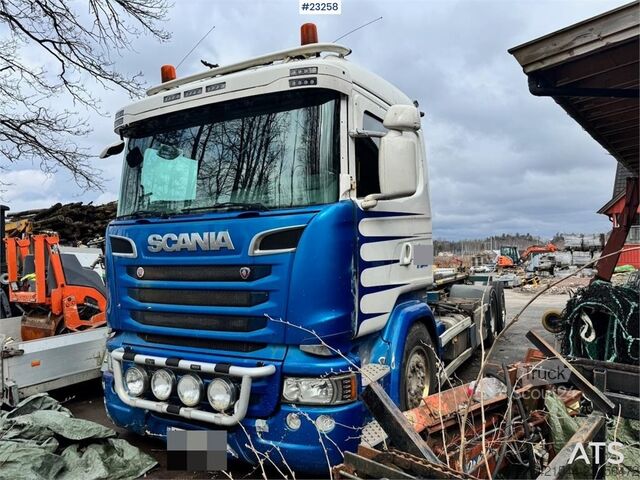 Система крюкообразных рычагов Scania R580 6x2 hook lift truck with JOAB body Repair obj