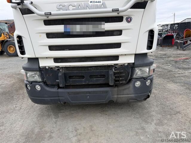Kampókaros rendszer Scania R500 plow rigged hook truck w/ 20T hook. WATCH VID