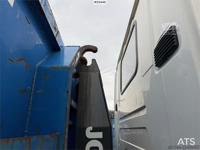 Système de bras à crochet Scania R500 plow rigged hook truck w/ 20T hook. WATCH VID