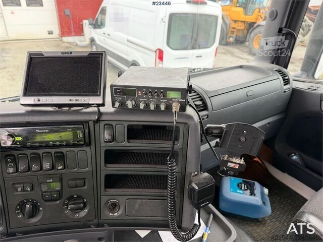 Système de bras à crochet Scania R500 plow rigged hook truck w/ 20T hook. WATCH VID