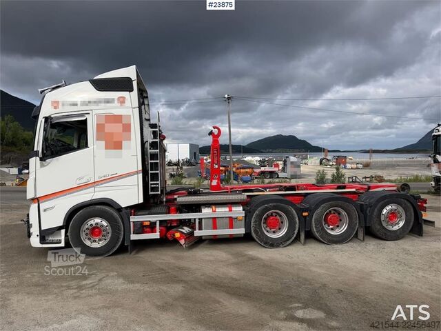 Sistema de braço de gancho Volvo FH540 8x4 plow rigged hook truck w/ underlying bla