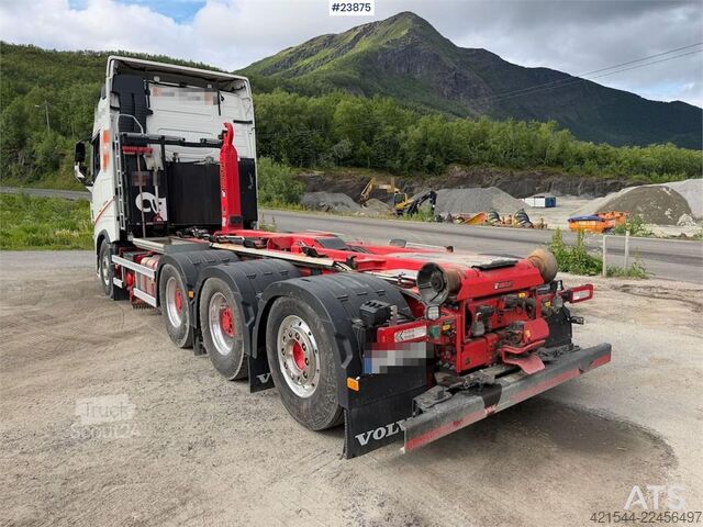 Sistema de braço de gancho Volvo FH540 8x4 plow rigged hook truck w/ underlying bla