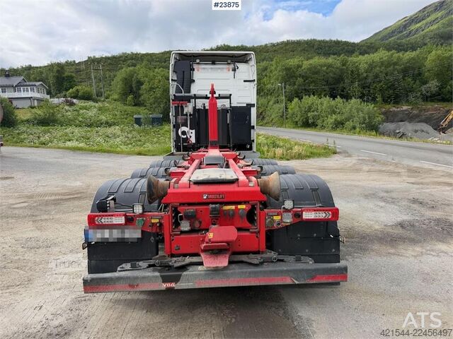 Sistema de braço de gancho Volvo FH540 8x4 plow rigged hook truck w/ underlying bla