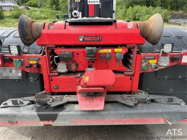 Sistema de brazo de gancho Volvo FH540 8x4 plow rigged hook truck w/ underlying bla