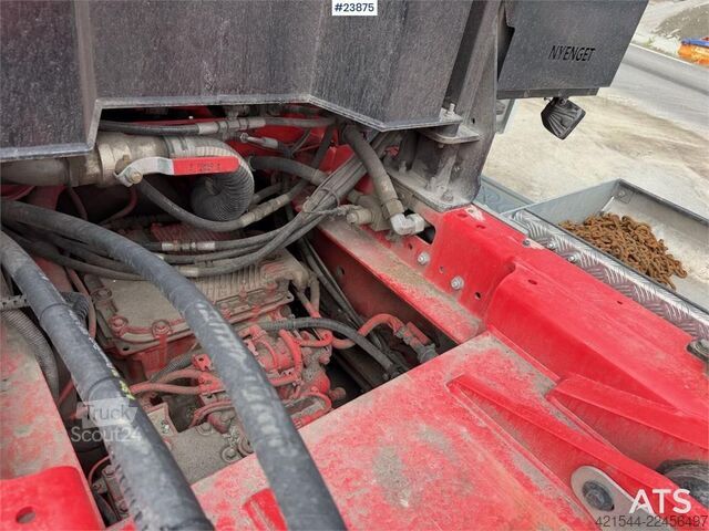Sistema de brazo de gancho Volvo FH540 8x4 plow rigged hook truck w/ underlying bla