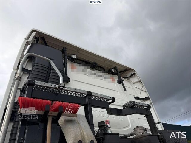 Sistema de brazo de gancho Volvo FH540 8x4 plow rigged hook truck w/ underlying bla