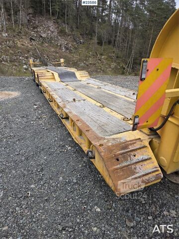 مقطورة نقل منخفضة Hafo 3-axle machine semi, completely restored in 2016