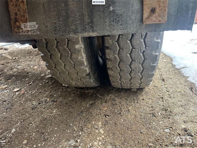 مقطورة نقل منخفضة Goldhofer 3 axle machine trailer.
