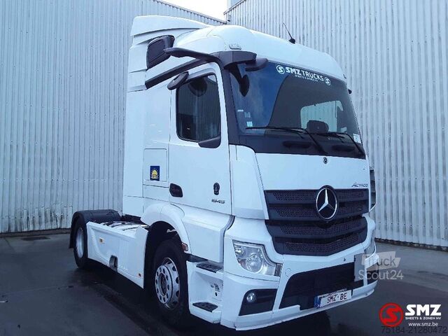 Tracteur standard Mercedes Actros 1845 5x mirrorcam chassis 2021  2 tanks