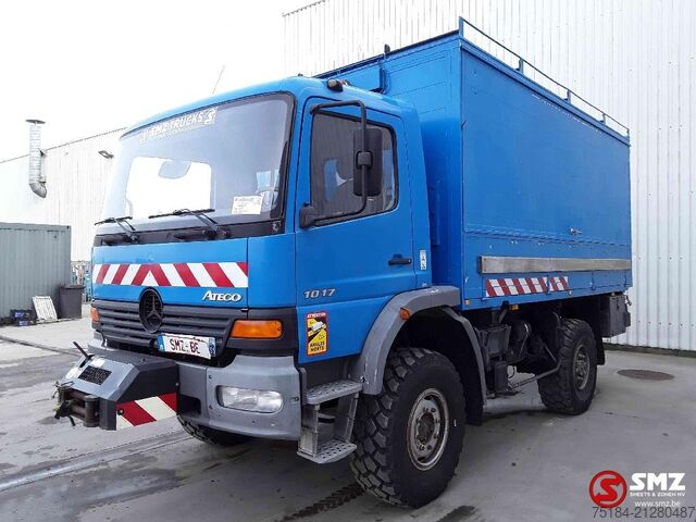 Caja cerrada Mercedes Atego 1017 4x4winch perfect 4 camper build