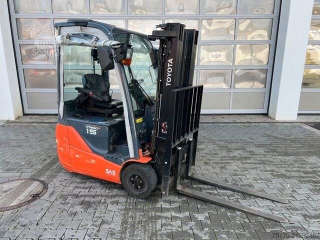 Carretilla elevadora Toyota 8FBET15 / Triplex: 4.30m / nur 1.187h! / SS