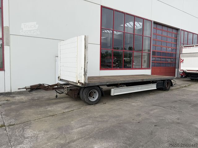 Öppen släpvagn Fliegl ZPS180  2 Achs Jumbo-Plato- Anhänger
