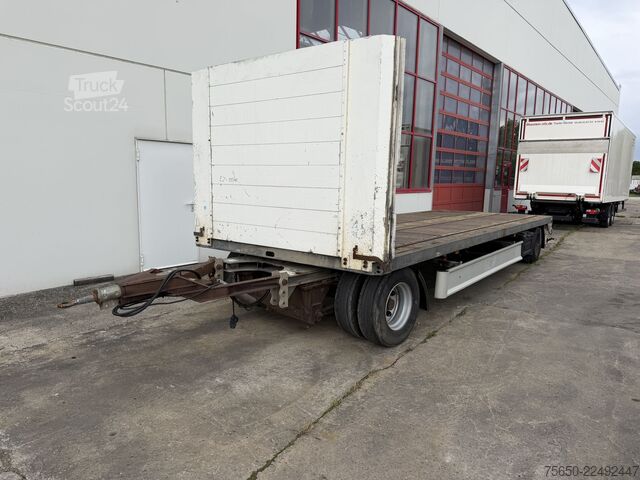 Öppen släpvagn Fliegl ZPS180  2 Achs Jumbo-Plato- Anhänger