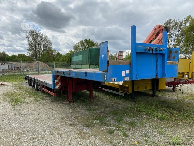 Reboque de plataforma rebaixada  stp  3 Achs Satteltieflader Platofür Fertigteile oder Baumaschinen