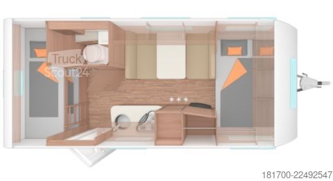 Caravane Weinsberg CaraOne 480 QDK Edition [HOT] Edition Hot*1500kg*