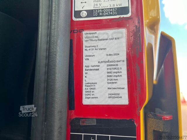 Standard-SZM DAF XF 480 FT EURO 6