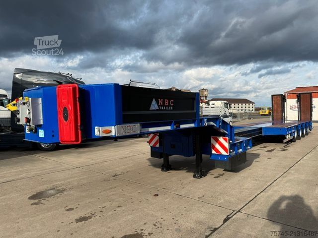 Dieplader oplegger  GVN TIEFLADER*AUZIEHBAR 6 M*LENKACHSE*PEN