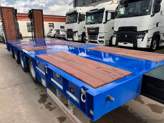 Dieplader oplegger  GVN TIEFLADER*AUZIEHBAR 6 M*LENKACHSE*PEN