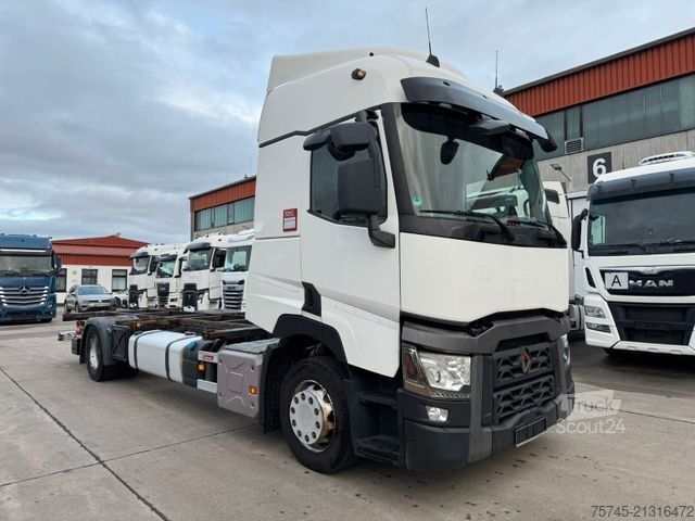 Camion porte-caisses amovibles RENAULT T 460 * LBW * 2 X TANK * RETARDER * GERMAN TRUCK