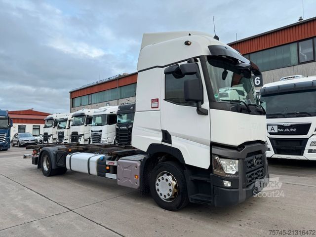 Camion porte-caisses amovibles RENAULT T 460 * LBW * 2 X TANK * RETARDER * GERMAN TRUCK