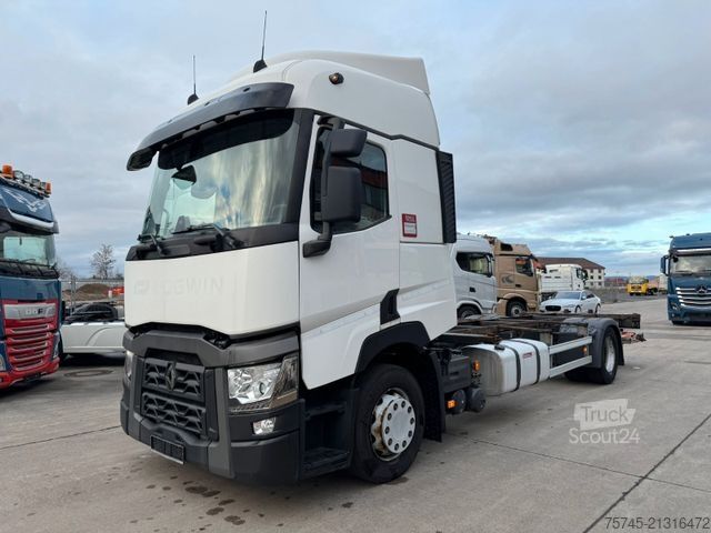 Camion porte-caisses amovibles RENAULT T 460 * LBW * 2 X TANK * RETARDER * GERMAN TRUCK