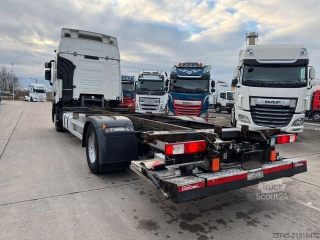 Camion porte-caisses amovibles RENAULT T 460 * LBW * 2 X TANK * RETARDER * GERMAN TRUCK