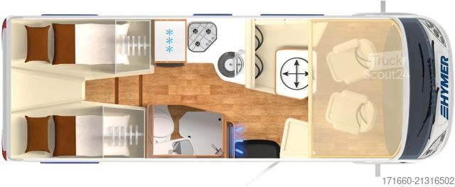 Integrirani avtodom HYMER/ERIBA B-Klasse MC I 600