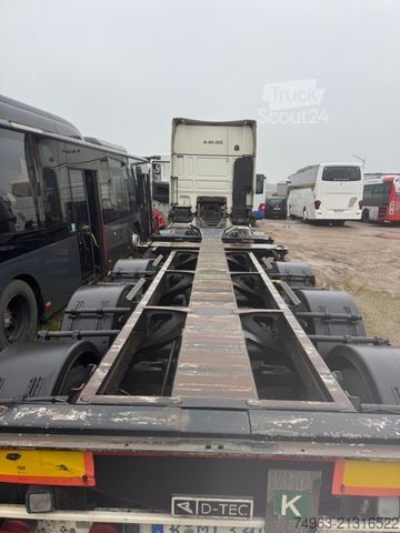 Wissellaadbak oplegger D-TEC VCC 01, Flexitrailer, Liftachse, 45