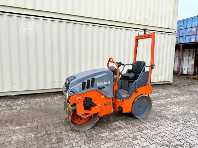 Cilindru compactor cu tambur simplu HAMM HD8VV / 2016 BJ / 773 H / 1.580 KG