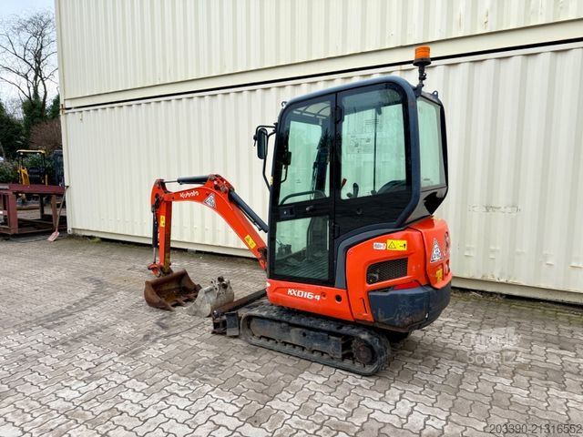 Miniescavatore KUBOTA KX016-4 / 2020 BJ / 1.142 Stunden / 2 x Löffel