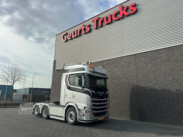 Standard-SZM Scania S650 V8  A6X2NB  SPECIAL INTERIOR TREKKER MET H...