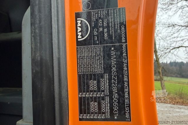 Spazzatrice stradale MAN TGS 18.360 4x2 Bucher