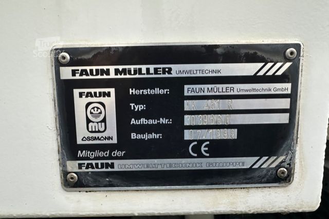 Spazzatrice stradale MERCEDES-BENZ Atego 1823 4x4 Faun 7m3