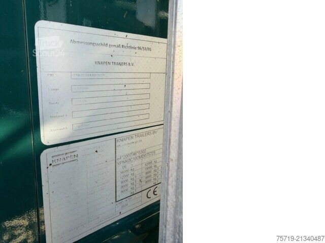 Naczepa z ruchomą podłogą Knapen KT01