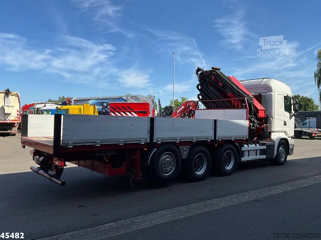 Kranbil Scania R 490 8x4 Euro 6 Retarder HMF 60 Tonmeter laadk...