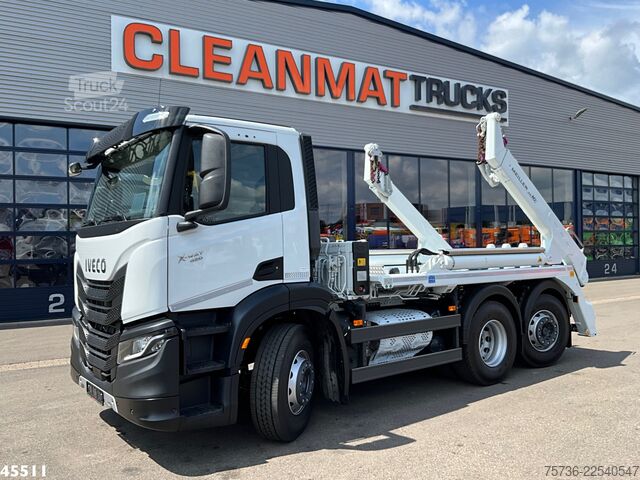 Gantry-varsijärjestelmä Iveco X-WAY AD280X42Y Retarder Meiller 16 ton portaal...