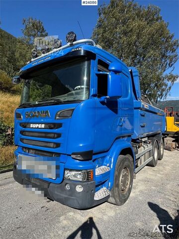  Scania R580 6x4 Tipper Truck