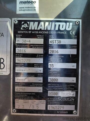 Gaffeltruck Manitou M30-4 ST3B