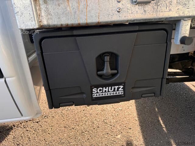 Camion à plateau double cabine Mercedes-Benz Sprinter 317 CDI DoKa Klima Stdheiz AHK3,5to