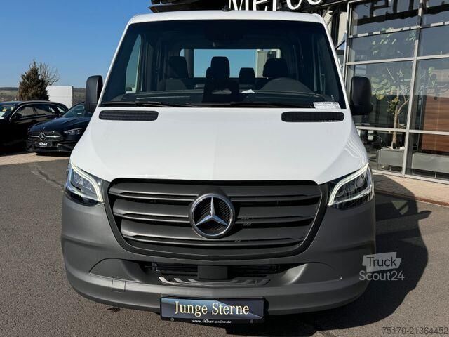 Camion à plateau double cabine Mercedes-Benz Sprinter 319 CDI 3665 DoKa Klima Kamera AHK