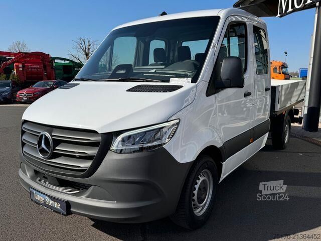 Camion à plateau double cabine Mercedes-Benz Sprinter 319 CDI 3665 DoKa Klima Kamera AHK
