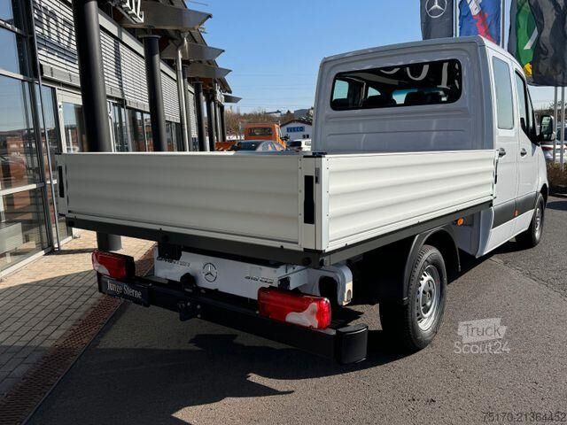 Camion à plateau double cabine Mercedes-Benz Sprinter 319 CDI 3665 DoKa Klima Kamera AHK
