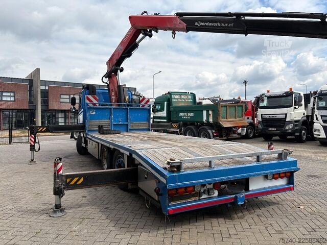 Furgon transport auto DAF CF 85.410 + FASSI F365A - 6X EXT. + REMOTE + 6X...