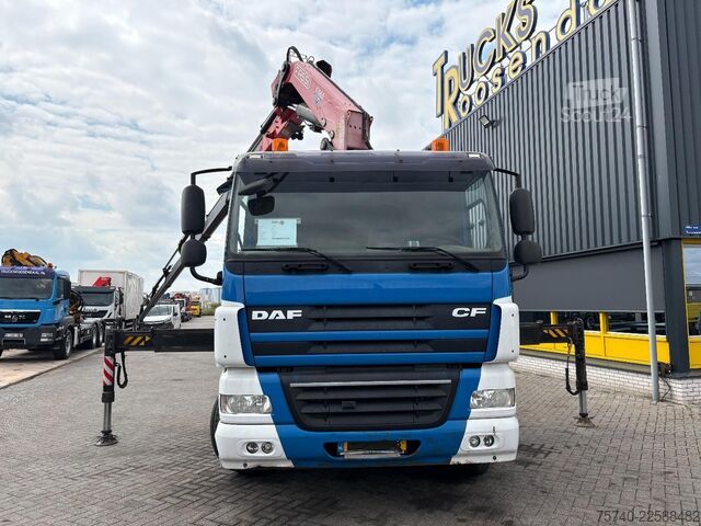 Furgon transport auto DAF CF 85.410 + FASSI F365A - 6X EXT. + REMOTE + 6X...