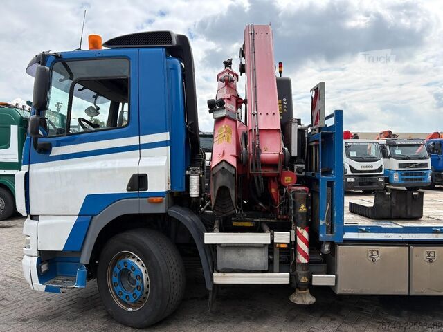 βαν μεταφοράς αυτοκινήτων DAF CF 85.410 + FASSI F365A - 6X EXT. + REMOTE + 6X...