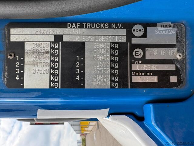 βαν μεταφοράς αυτοκινήτων DAF CF 85.410 + FASSI F365A - 6X EXT. + REMOTE + 6X...