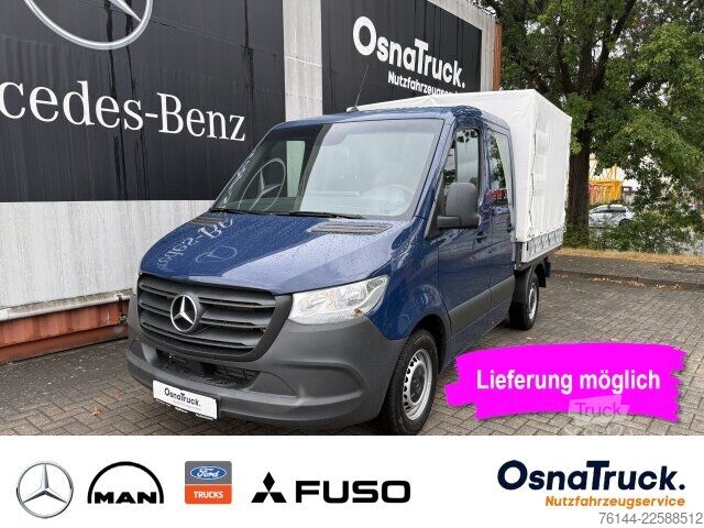 Gardinsidet varebil Mercedes-Benz Sprinter 215 CDI DOKA Pritsche/Plane Klima, MBUX
