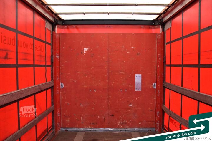 Semi-remorque bâchée SCHWARZMÜLLER SAF Achsen Palettenkasten XL TÜV 11/26